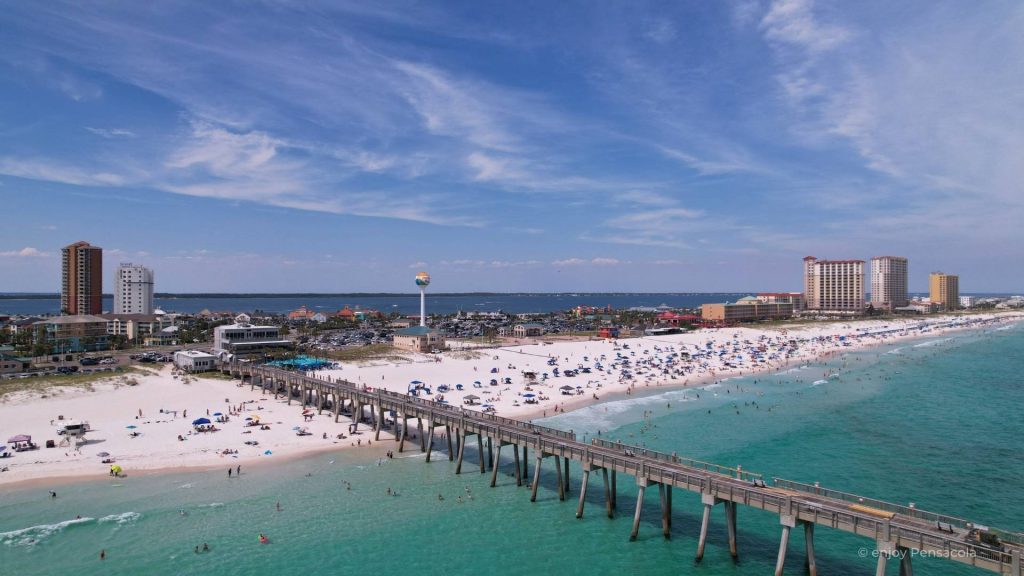 Pensacola Beach Fishing Pier and Casino Beach