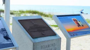 Rosamond Johnson Beach honors an African American hero who was killed in action serving in the U.S. Army during the Korean War.